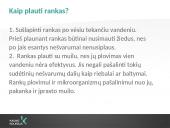 Rankų higiena (skaidrės) 15 puslapis