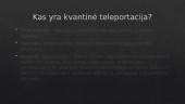Kvantinė teleportacija 2 puslapis