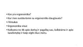 Ergonomikos samprata. Raida 2 puslapis