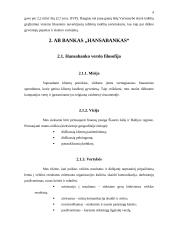 AB "Hansabankas" finansinių paslaugų analizė 4 puslapis