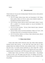 Įmonės aprašymas: AB "Vilniaus bankas" 7 puslapis