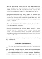 Įmonės aprašymas: AB "Vilniaus bankas" 10 puslapis