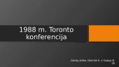 1988 m. Toronto konferencija
