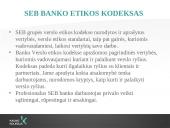 SEB banko etikos kodeksas 4 puslapis
