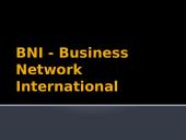 BNI - Business Network International
