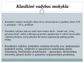Klasikinė vadybos mokykla (skaidrės) 2 puslapis