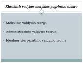 Klasikinė vadybos mokykla (skaidrės) 3 puslapis
