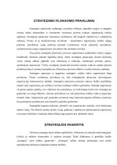 Įmonės strategijų formavimas 3 puslapis