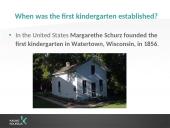 Kindergarten in USA