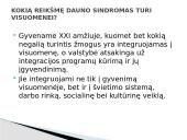 Dauno sindromas (skaidrės pristatymui) 10 puslapis