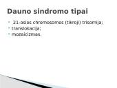Dauno sindromas (skaidrės pristatymui) 6 puslapis