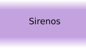 Sirenos. Mitologija