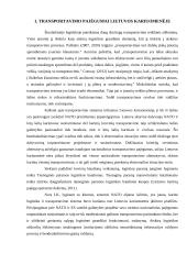 Transportavimo tobulinimas Lietuvos kariuomenėje 4 puslapis
