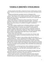 Įmonių steigimo tvarka. Įmonės bankrotas 5 puslapis