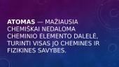 Atomo sandara. Pristatymas 6 puslapis
