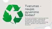 Kas yra tvarumas? 4 puslapis