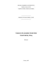 Taikaus plaukimo teisė per teritorinę jūrą