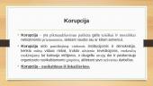 Korupcijos samprata, rūšys ir formos 11 puslapis