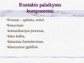 Bendravimo ypatumai. Tarpasmeninių santykių valdymas 6 puslapis