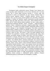 Kas liudija žmogaus dvasingumą?