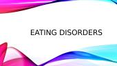 Eating disorders (presentation)