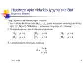 Hipotezių tikrinimas vienai imčiai 4 puslapis