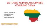 Lietuvos valstybinės šventės (pristatymas) 4 puslapis