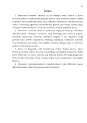 Informacinės visuomenės sąvoka, aspektai bei perspektyvos 11 puslapis