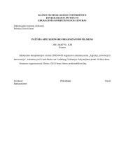 Informaciniai vidaus dokumentai 8 puslapis