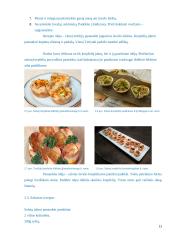 Salotos lavašo krepšeliuose jaunimo pobūvio švediškam stalui. Technologijų mokyklinio brandos egzamino darbo aprašas 13 puslapis