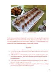 Salotos lavašo krepšeliuose jaunimo pobūvio švediškam stalui. Technologijų mokyklinio brandos egzamino darbo aprašas 20 puslapis