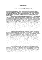 Antigonė – nepaprasta moteris. Pagal Sofoklio tragediją