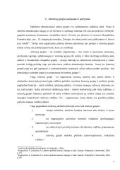 Interesų grupių vaidmuo formuojant politiką Lietuvoje 3 puslapis