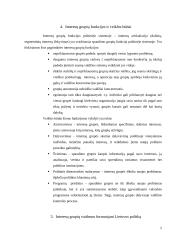 Interesų grupių vaidmuo formuojant politiką Lietuvoje 5 puslapis