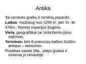 Kas yra Antika? 2 puslapis