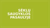 Sėklų saugyklos Lietuvoje ir pasaulyje 8 puslapis