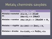 Metalų savybės ir jų taikymas 17 puslapis