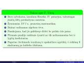 F. Vieto teoremos ir jų taikymai 4 puslapis