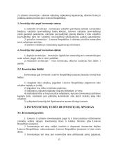 Investicinės teisės reglamentavimo pagrindiniai aspektai 15 puslapis