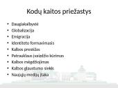 Grafologinė kodų kaita socialiniame tinkle Facebook 10 puslapis