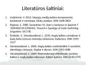 Grafologinė kodų kaita socialiniame tinkle Facebook 11 puslapis