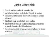 Verbalinės komunikacijos nesėkmės viešuose pasisakymuose 2 puslapis