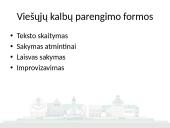 Verbalinės komunikacijos nesėkmės viešuose pasisakymuose 9 puslapis