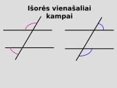 Kampai, gauti dvi tieses perkirtus trečiąja 17 puslapis