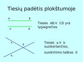 Kampai, gauti dvi tieses perkirtus trečiąja 2 puslapis