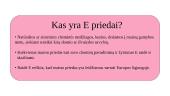 E priedai