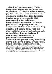 Kaip pasaulį mato žmogus, kuris jaučiasi suvaržytas ir dėl to negalintis siekti savo svajonių 2 puslapis