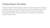 Camera Obscura - optikos atradimas 11 puslapis