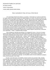 Saviraiškos tema lietuvių literatūroje