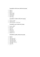 Automobilių korozija ir jos priežastys 10 puslapis